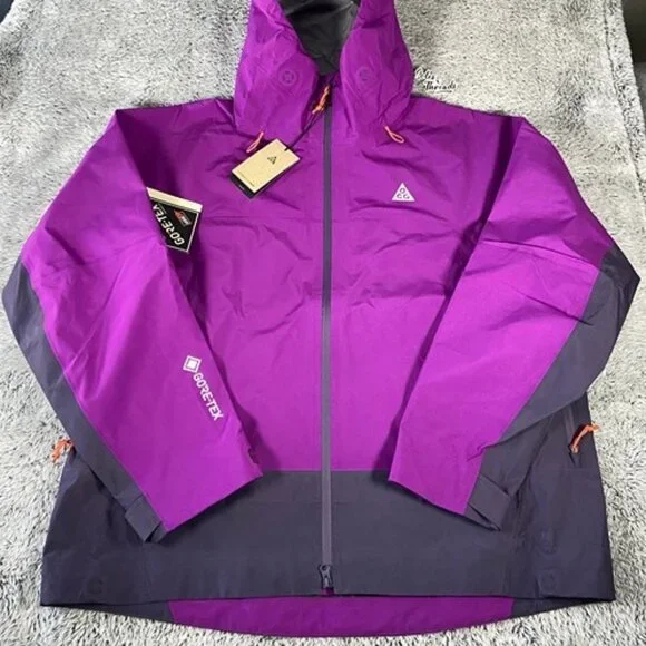 Nike ACG Misery Ridge Storm-FIT ADV GORE-TEX Jacket Size XL Men Berry FV8641-505 - Picture 7 of 12